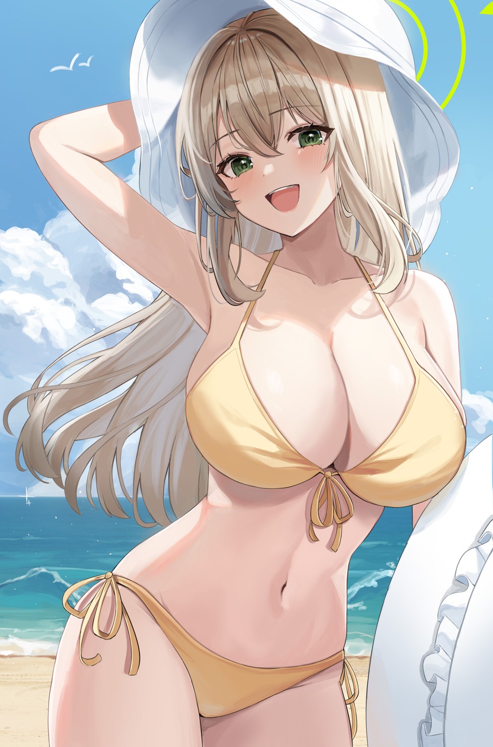 bikini blue_archive halo izayoi_nonomi nannung swimsuits