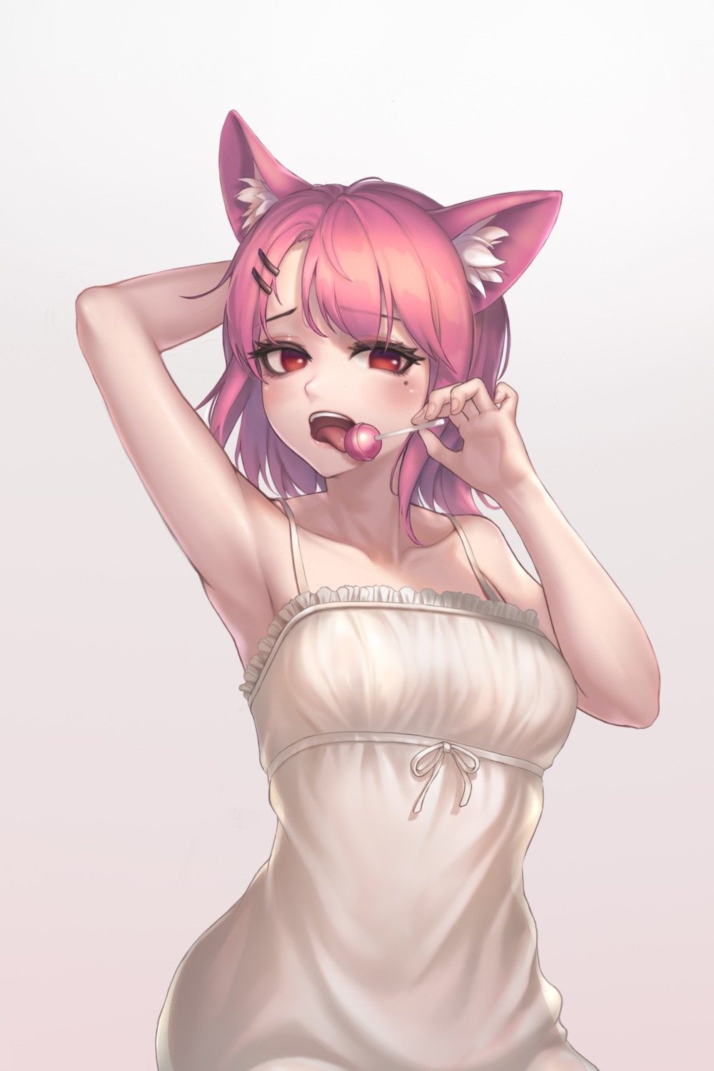 animal_ears artist_revision kie_(wylee2212) lingerie