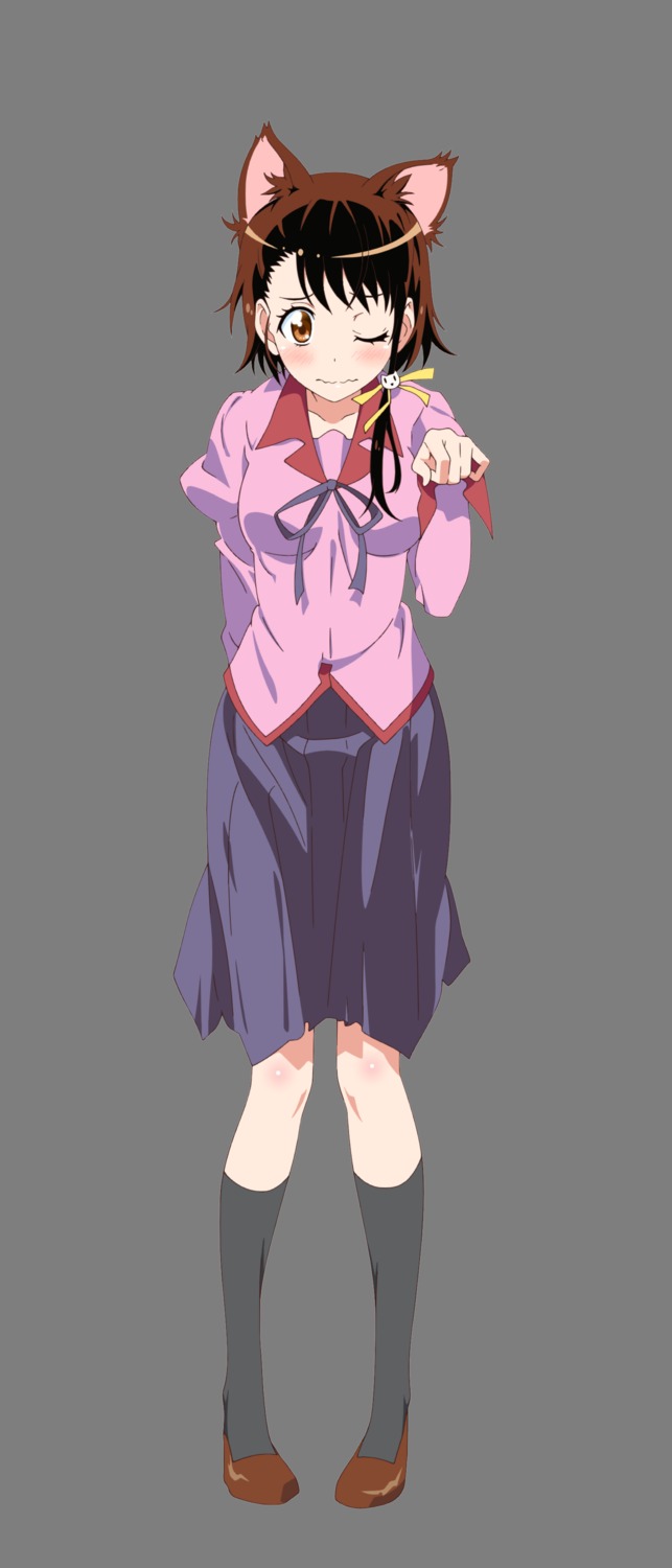 animal_ears nisekoi onodera_kosaki seifuku transparent_png