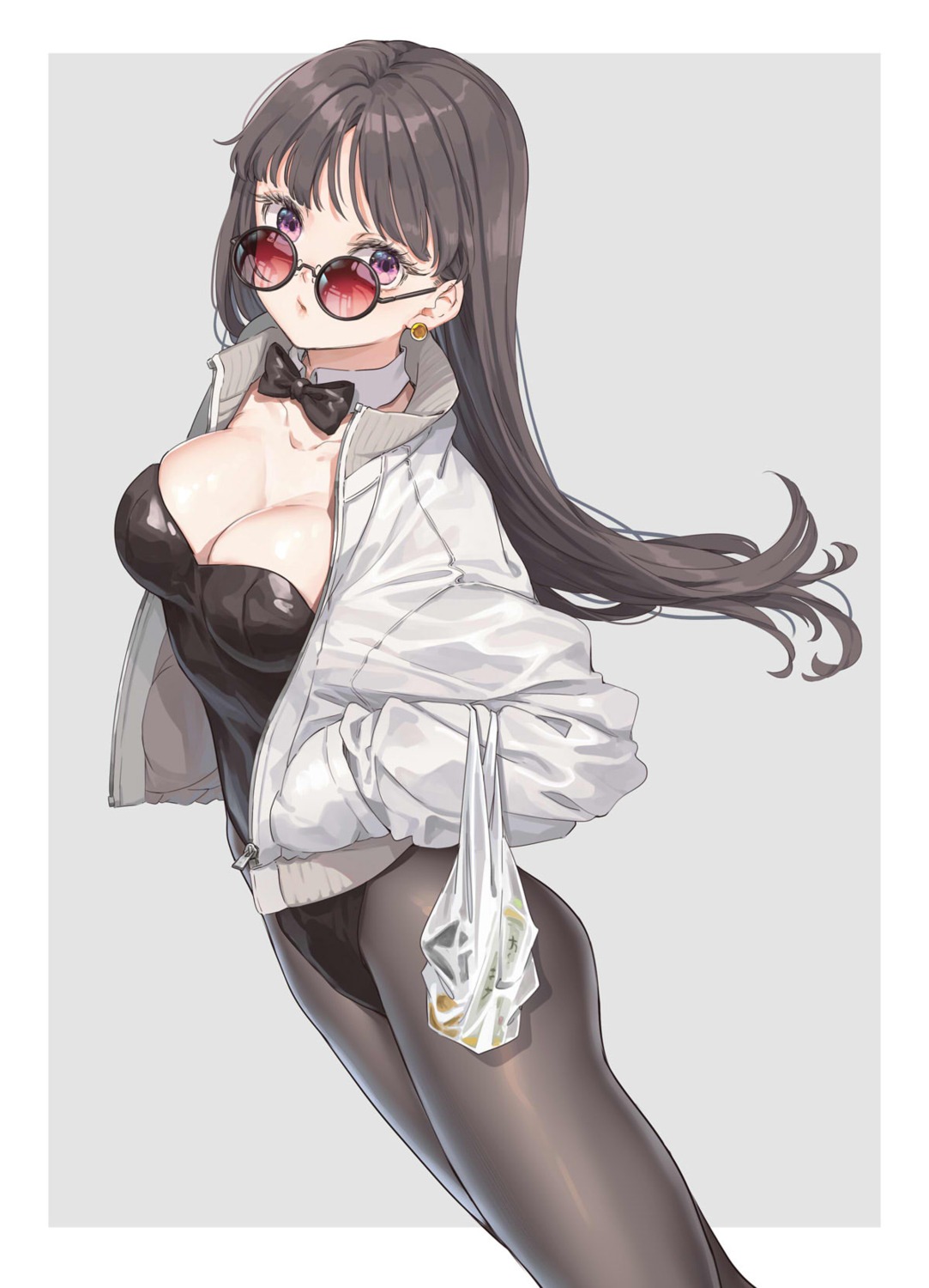 cleavage fangxiang_cuoluan leotard megane pantyhose