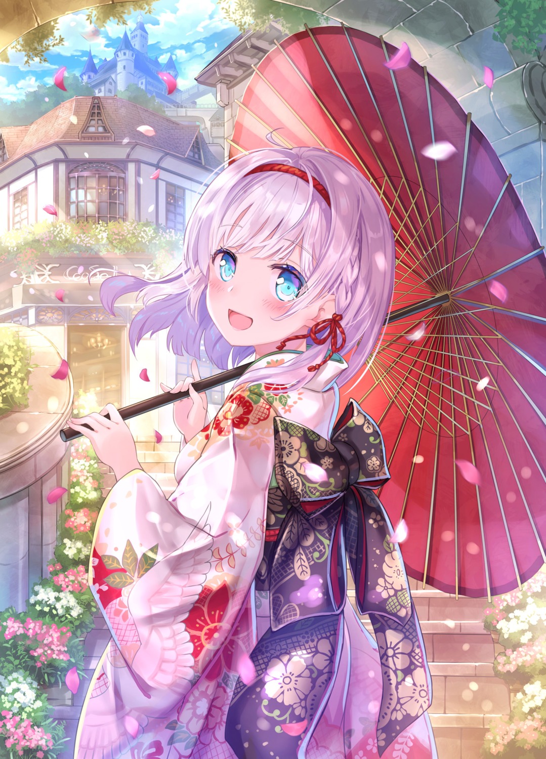 kanipanda kimono umbrella