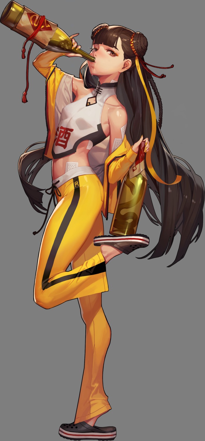 asian_clothes bandaid black_survival li_dailin open_shirt tagme transparent_png