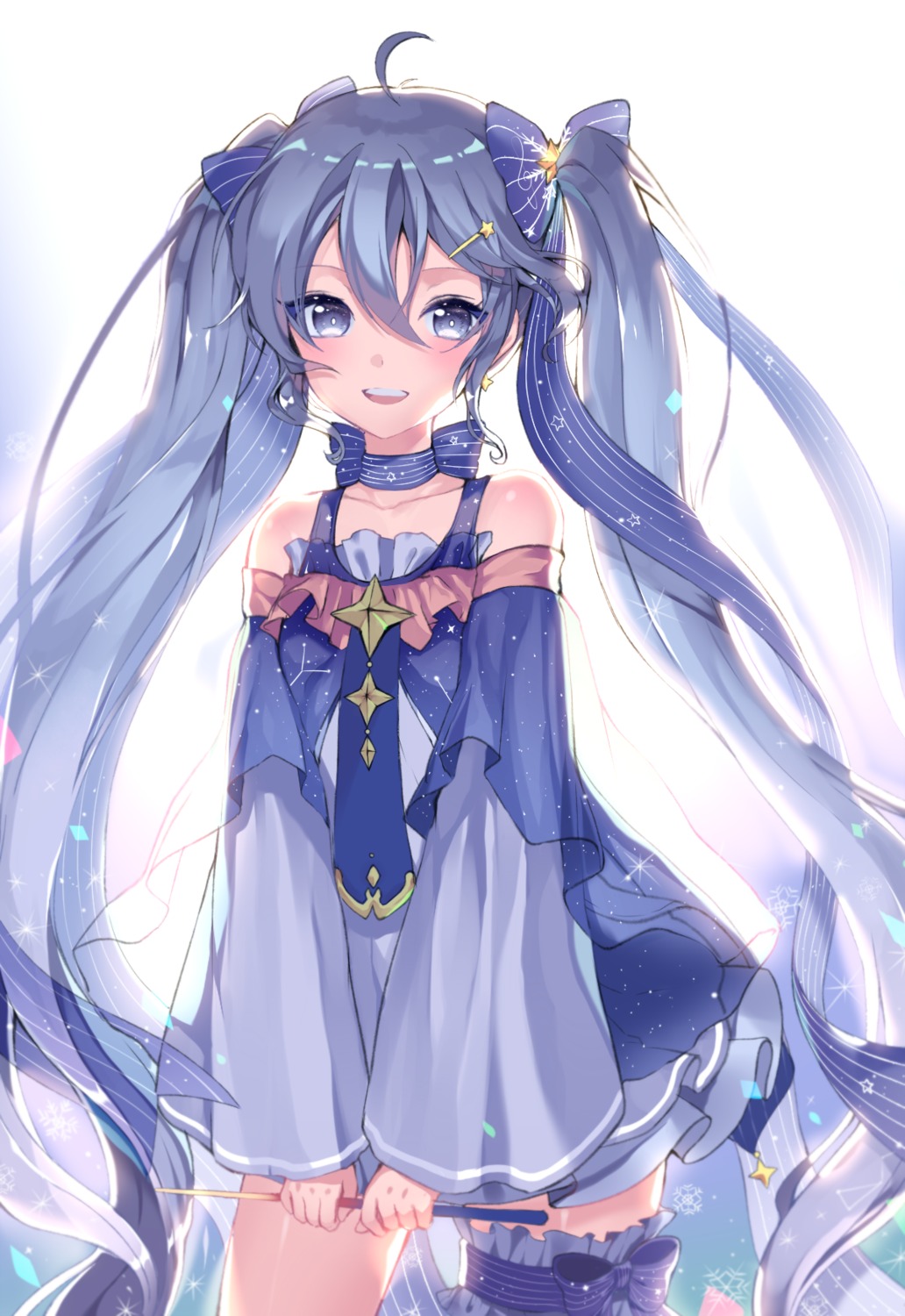 garter hatsune_miku mechuragi vocaloid yuki_miku