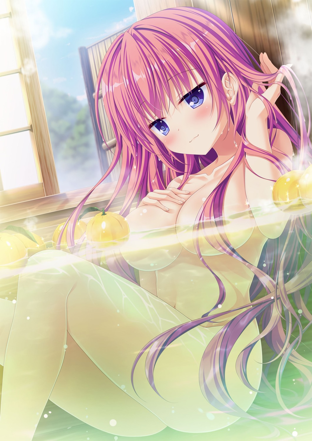 bathing circus da_capo_(series) da_capo_iv detexted naked onsen shirakawa_hiyori takano_yuki wet