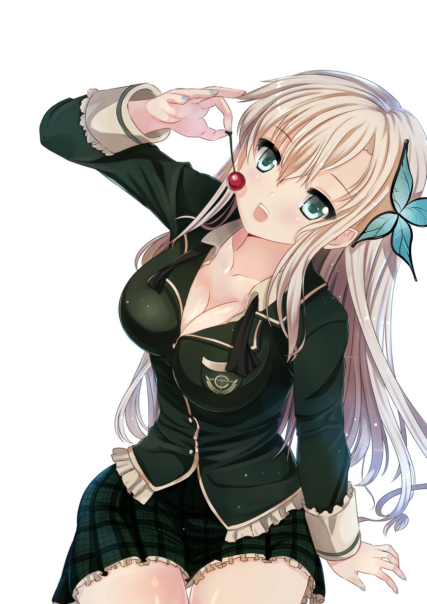 boku_wa_tomodachi_ga_sukunai cleavage kashiwazaki_sena seifuku xephonia