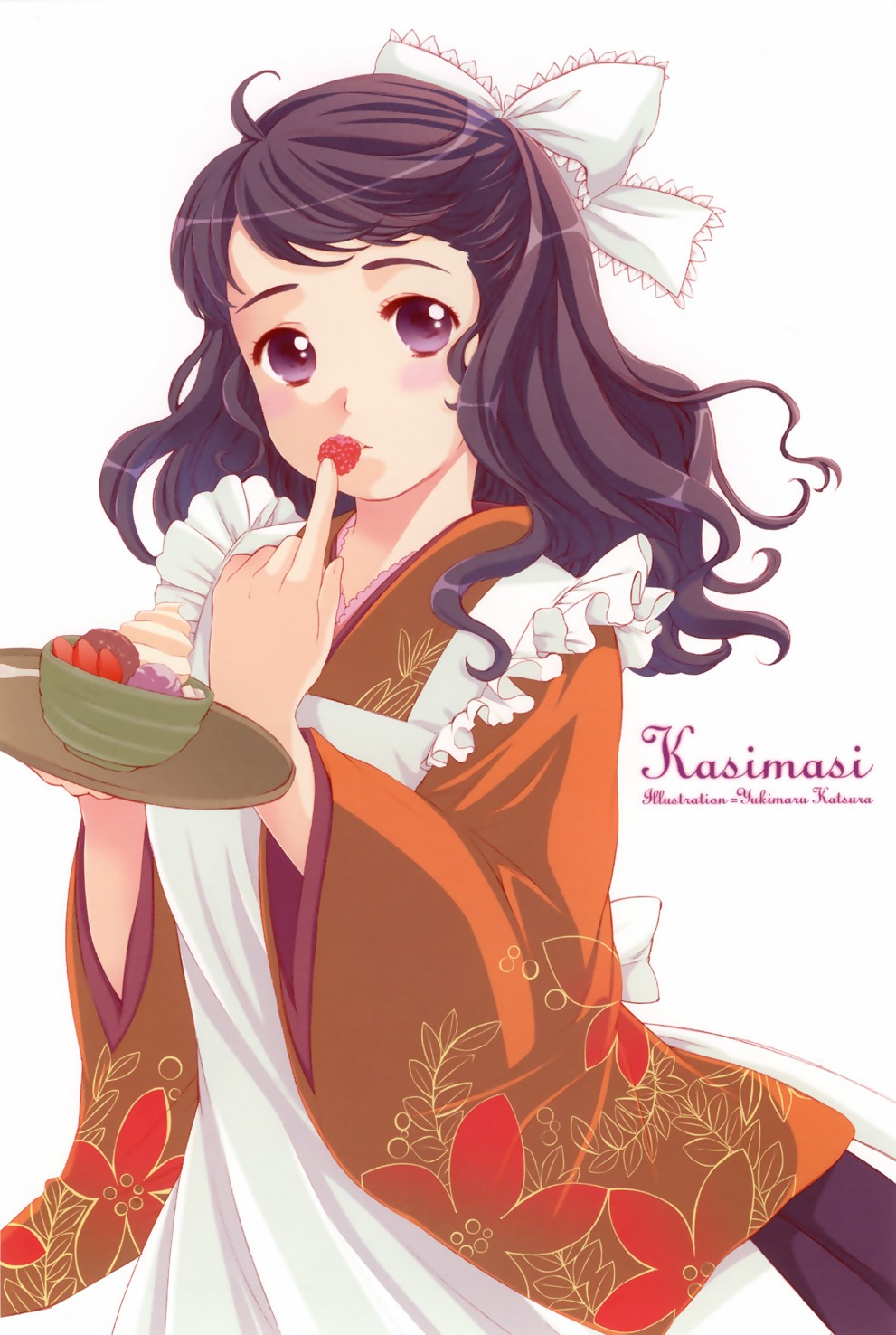 kamiizumi_yasuna kashimashi katsura_yukimaru kimono maid