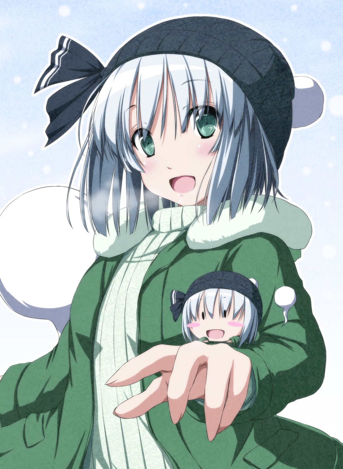 chibi konpaku_youmu myon nori_tamago touhou