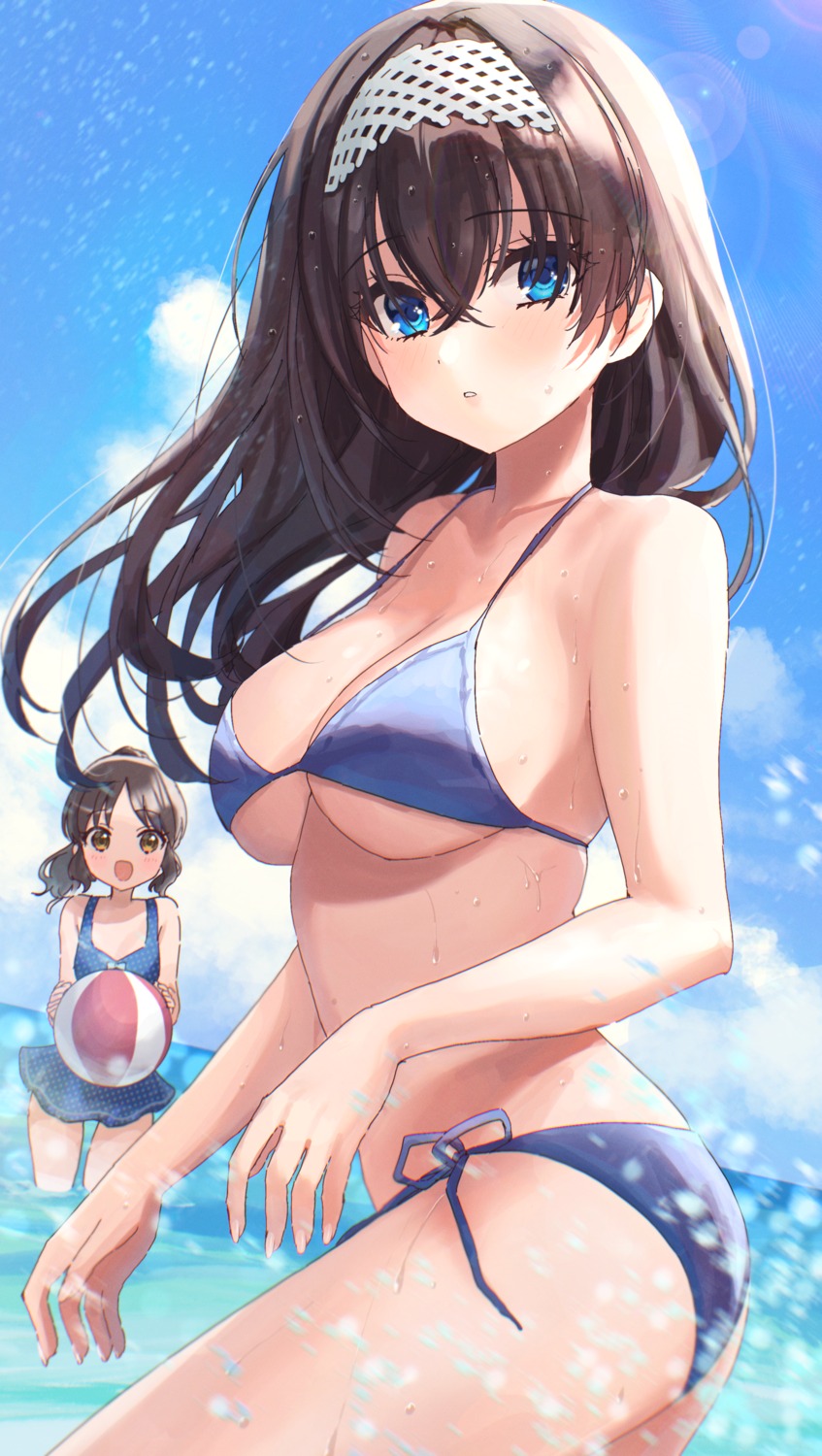 ass bikini kudou_eru sagisawa_fumika swimsuits tachibana_arisu the_idolm@ster the_idolm@ster_cinderella_girls the_idolm@ster_cinderella_girls_u149 wet