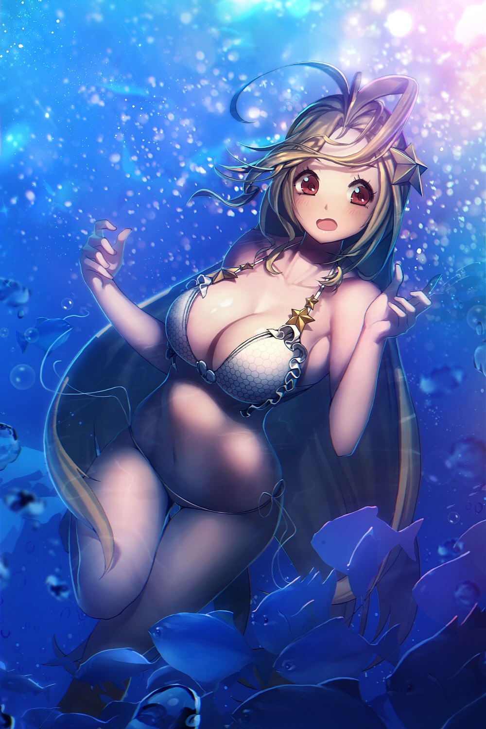 bikini cleavage devil_maker:_tokyo rheez swimsuits wet