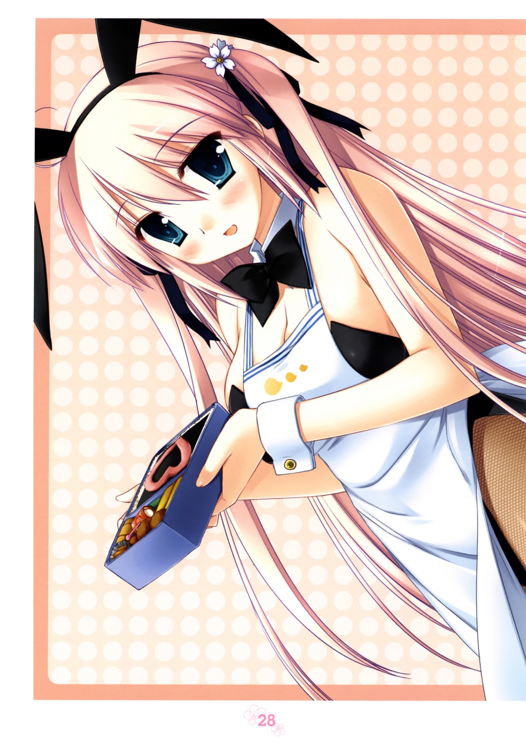 animal_ears bunny_ears bunny_girl color_issue fishnets koibito_doushi_de_suru_koto_zenbu miyasu_risa sonoo_kuu