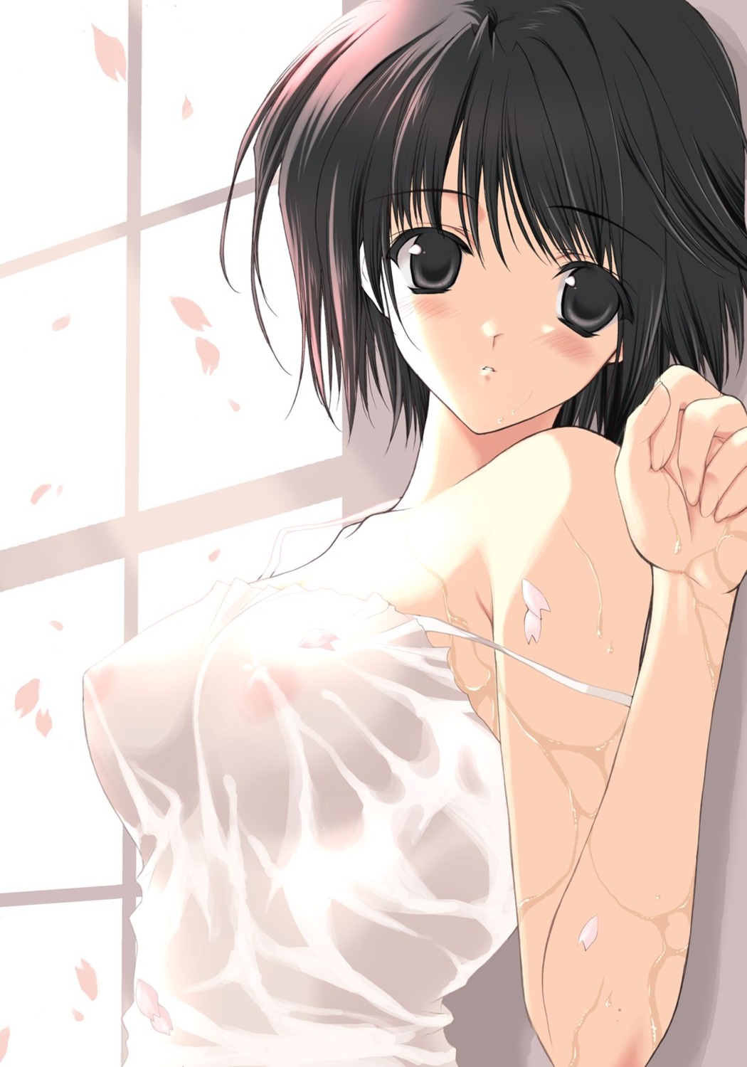 nipples see_through suzuhira_hiro wet_clothes