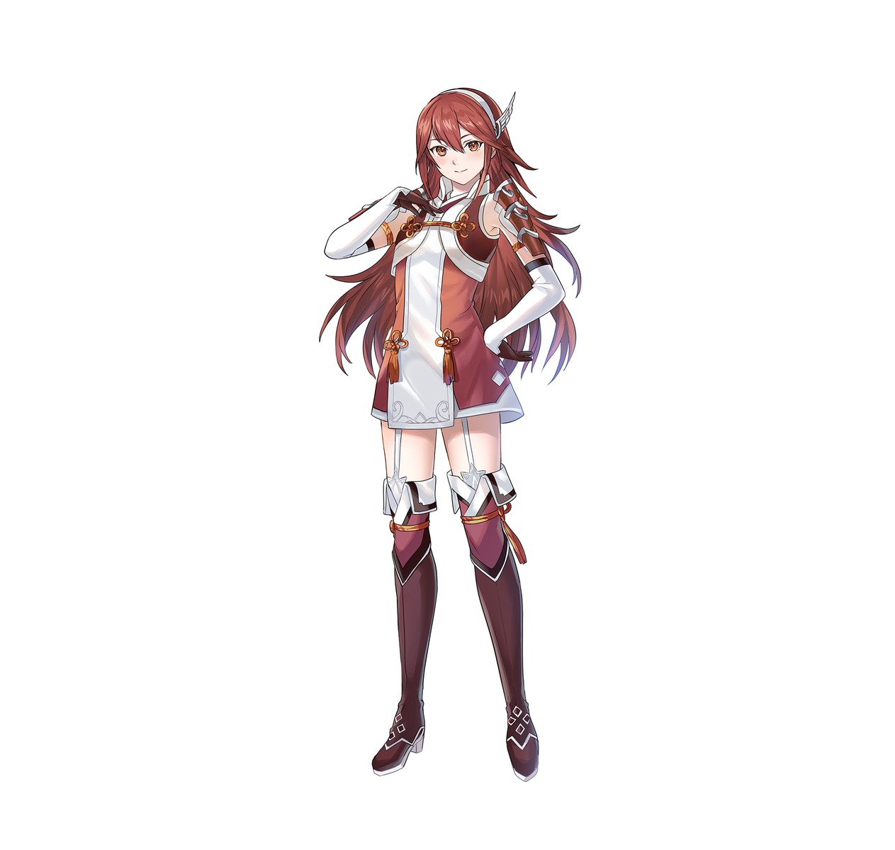 armor caeldori dress fire_emblem fire_emblem_if heels nintendo stockings tantan thighhighs