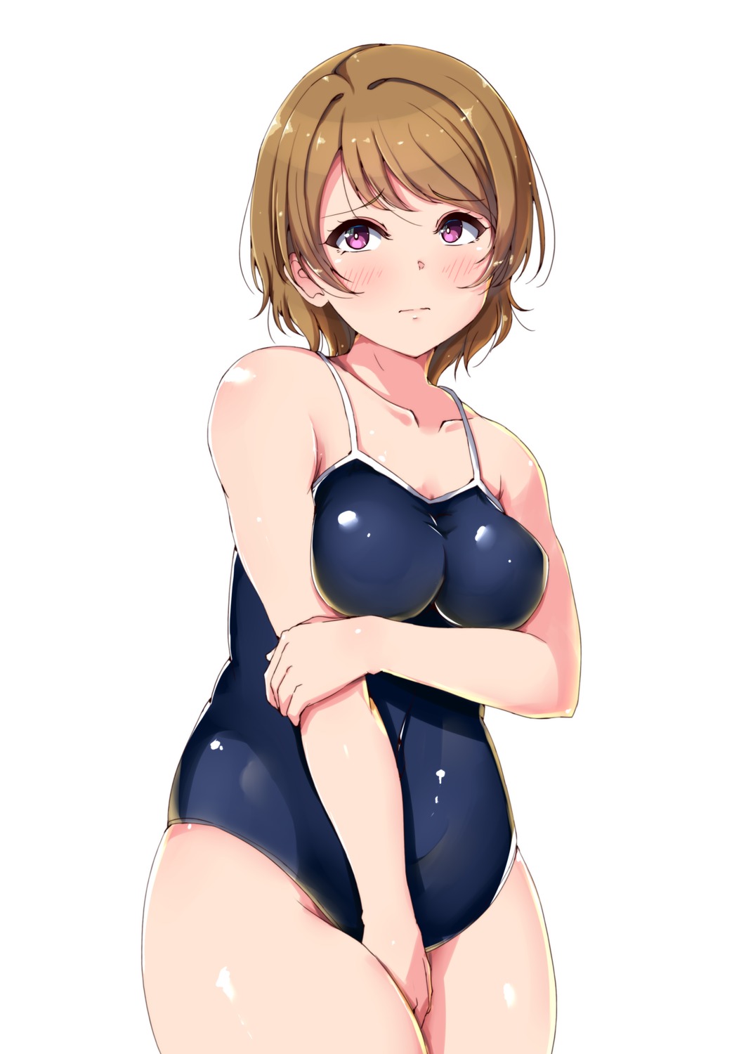 koizumi_hanayo love_live! love_live!_(series) school_swimsuit shinonon_(iso_shino) swimsuits