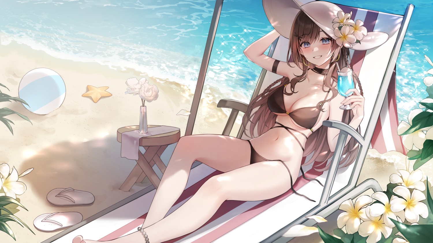 bikini kuca_(ku_ca18) lochi's_character swimsuits wallpaper