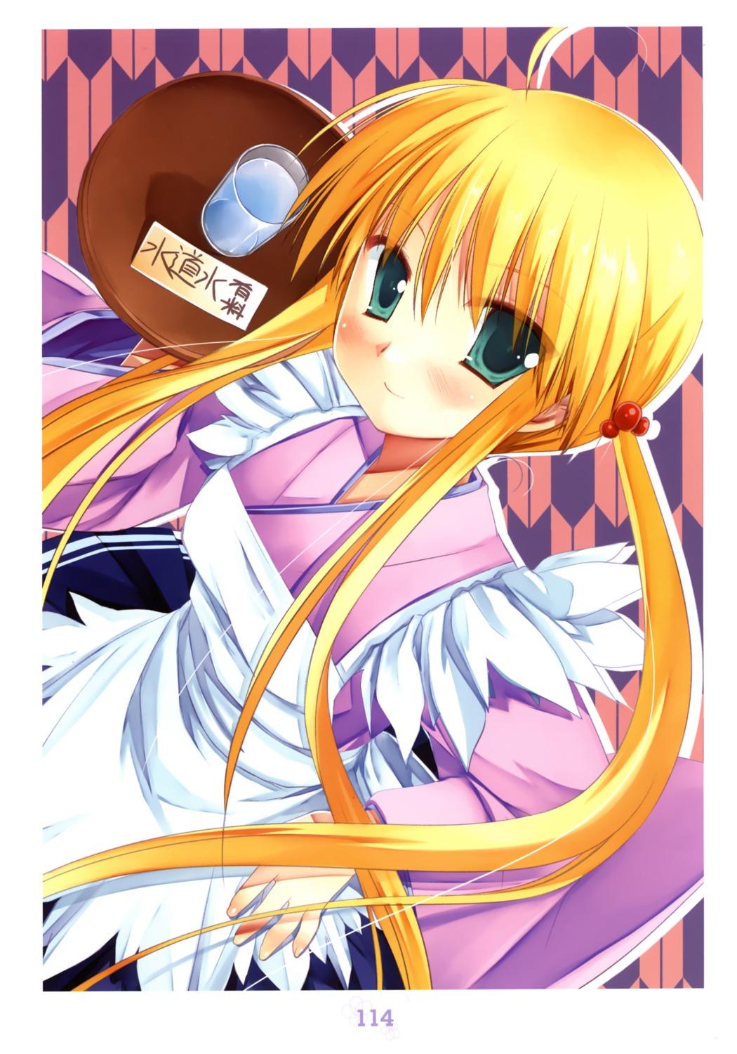 color_issue hayate_no_gotoku miyasu_risa sanzenin_nagi waitress