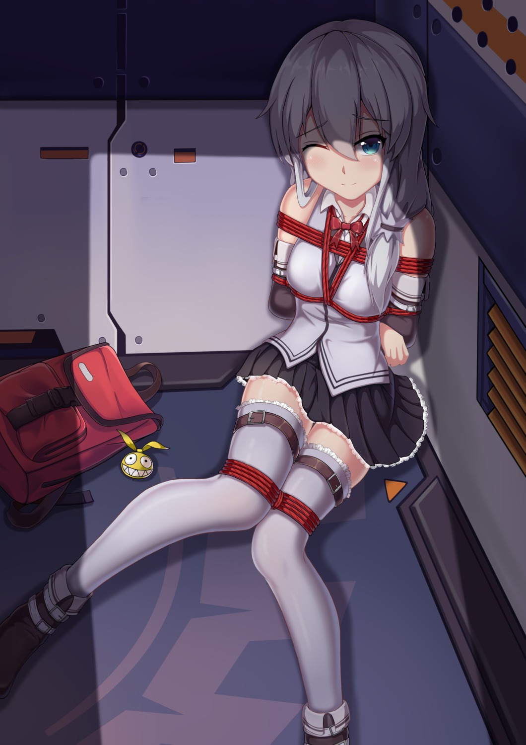 benghuai_xueyuan bondage garter honkai_impact theresa_apocalypse thighhighs yiduan_zhu