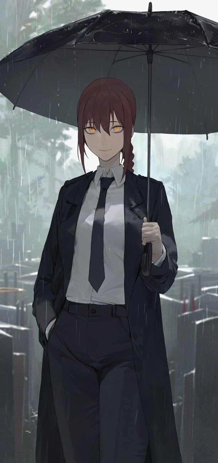 business_suit chainsaw_man makima_(chainsaw_man) mossi umbrella