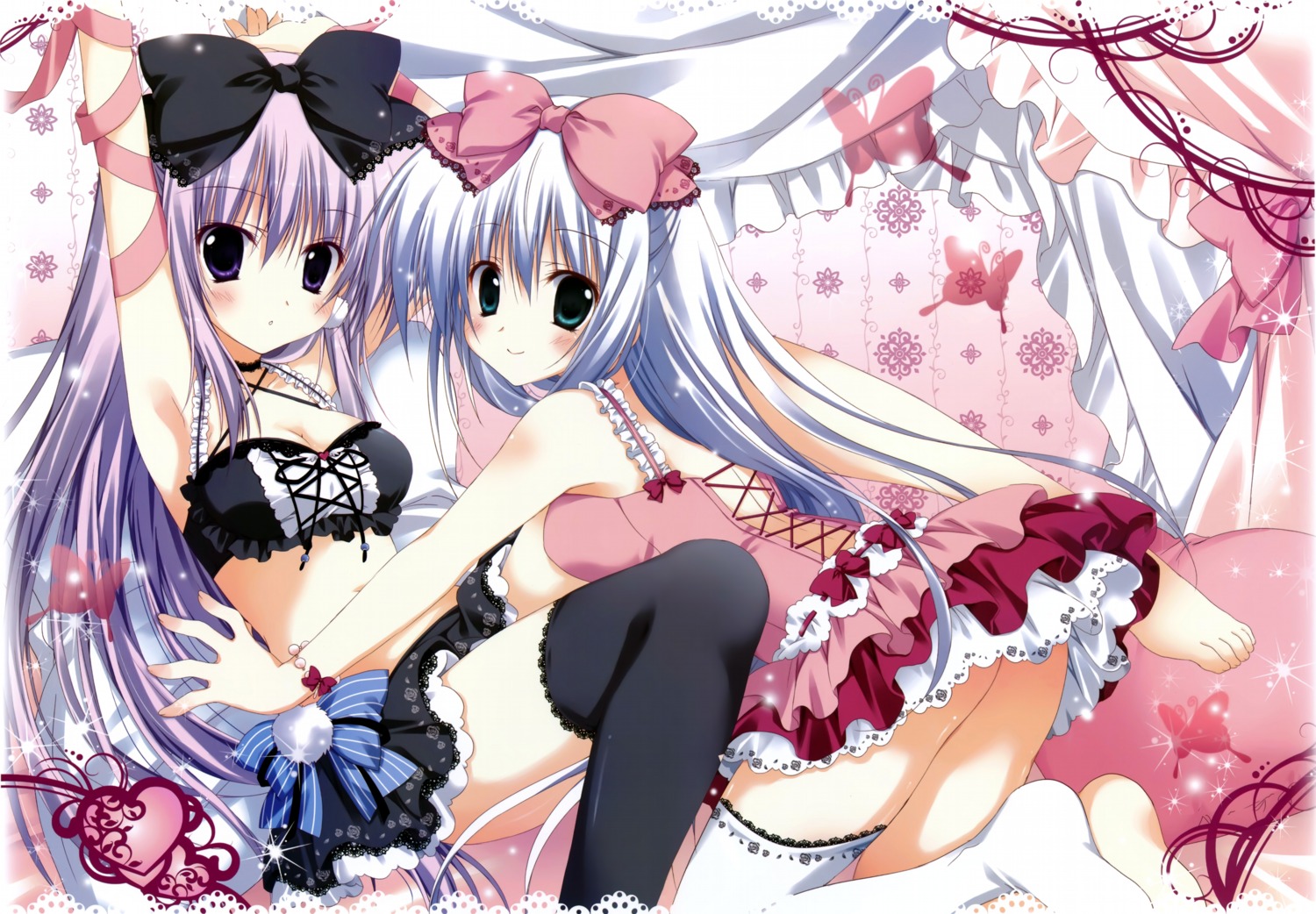 alice_(korie_riko) cleavage korie_riko lingerie thighhighs