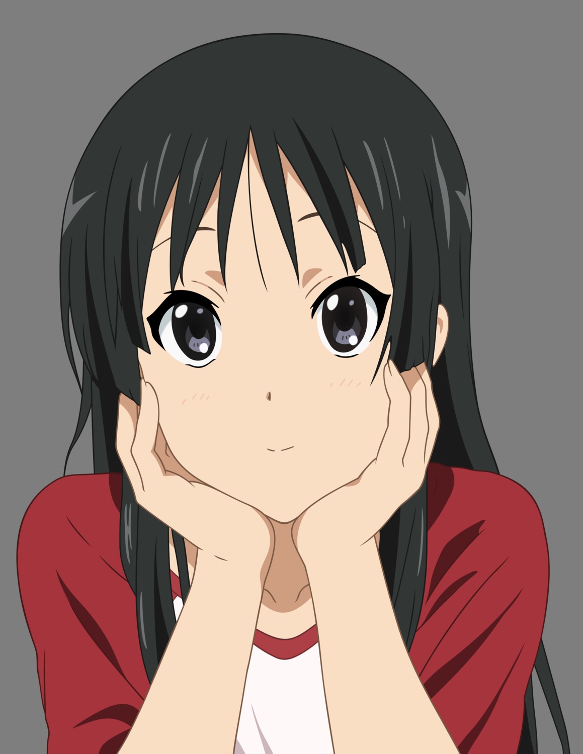 akiyama_mio k-on! transparent_png vector_trace