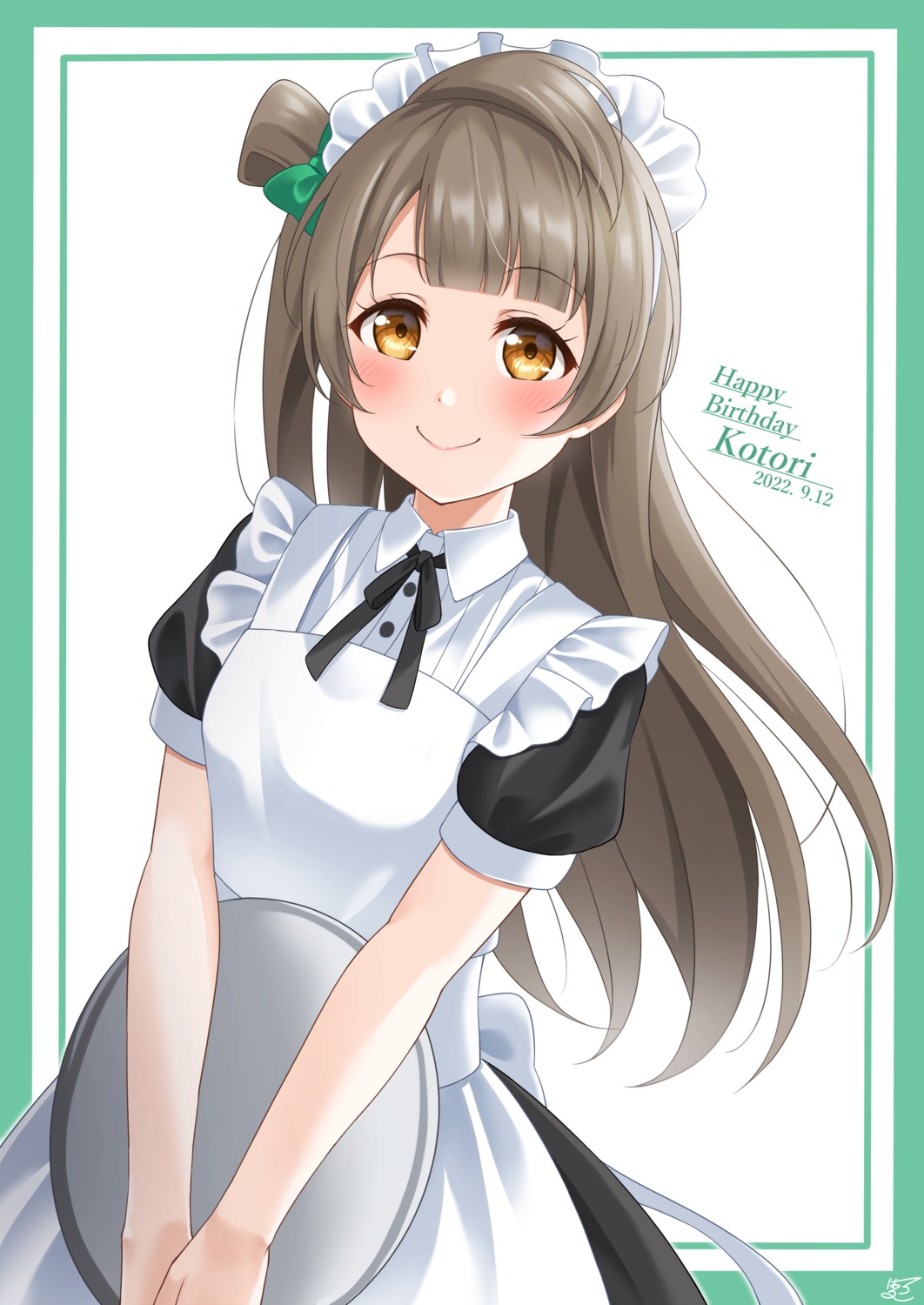 haruharo_(haruharo_7315) love_live! maid minami_kotori