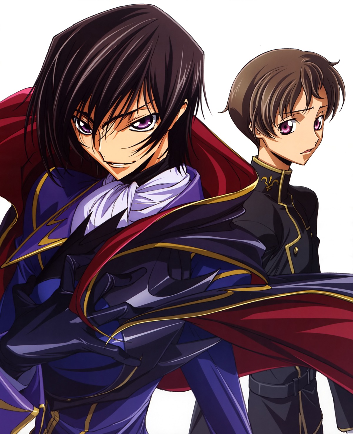 chiba_yuriko code_geass lelouch_lamperouge male rollo_lamperouge