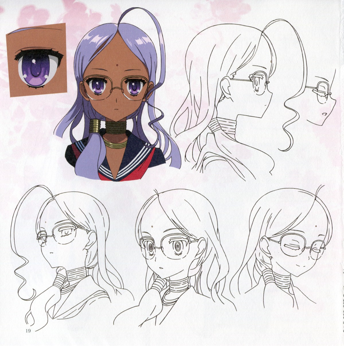 bleed_through character_design fate/extra fate/extra_ccc fate/stay_night megane paper_texture rani_viii type-moon