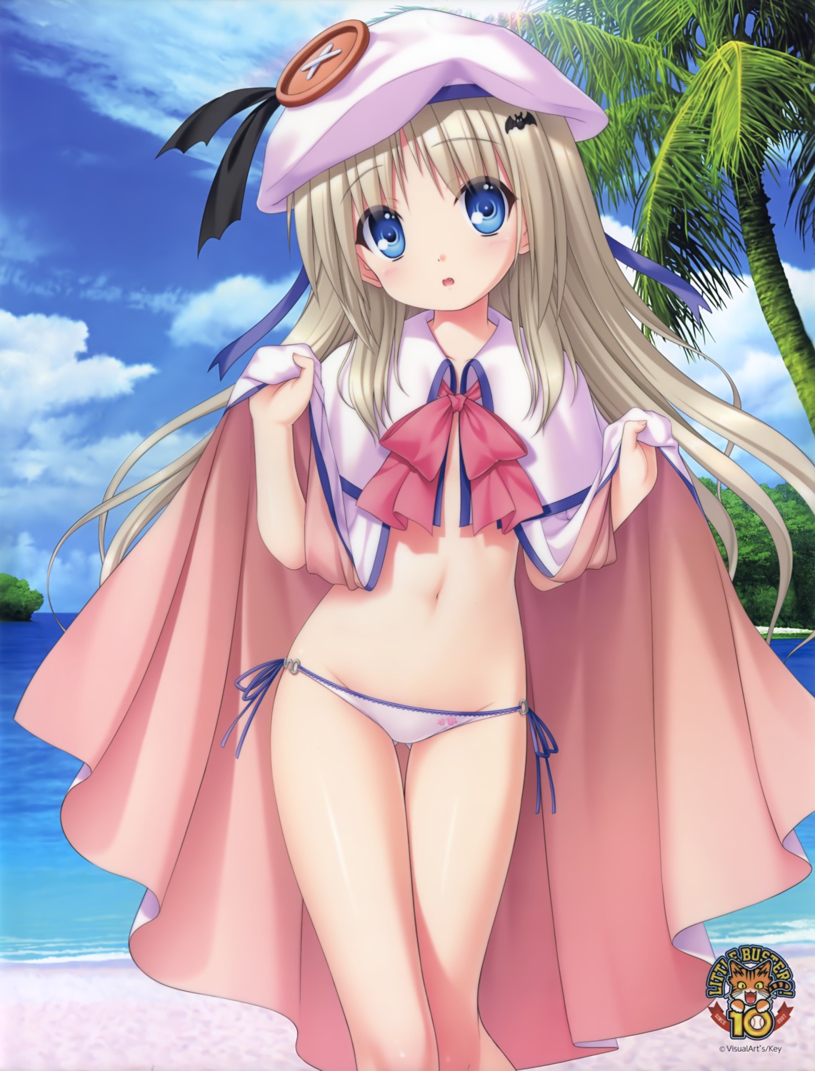 key little_busters! na-ga no_bra noumi_kudryavka swimsuits