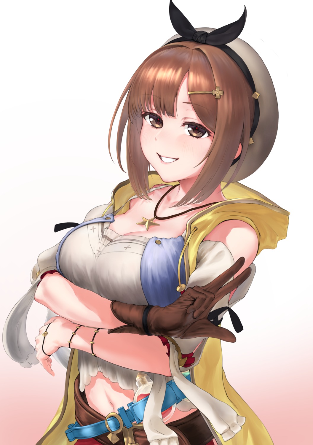 atelier atelier_ryza breast_hold cleavage monegi reisalin_stout