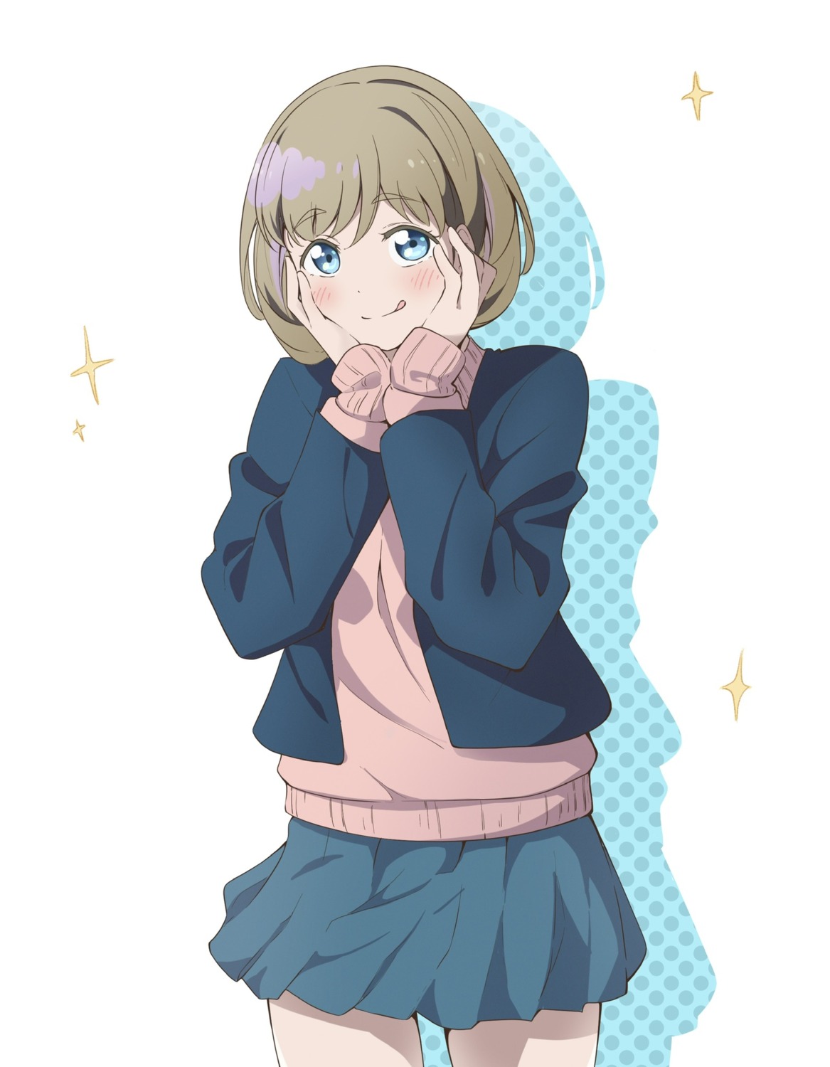 love_live!_superstar!! seifuku sora_no_iroto sweater tang_keke