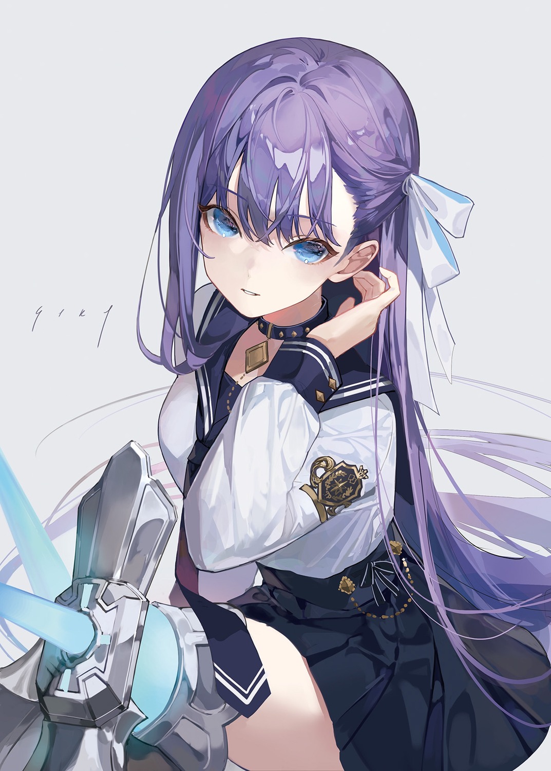 armor chyoel fate/extra fate/extra_ccc fate/stay_night meltlilith seifuku thighhighs