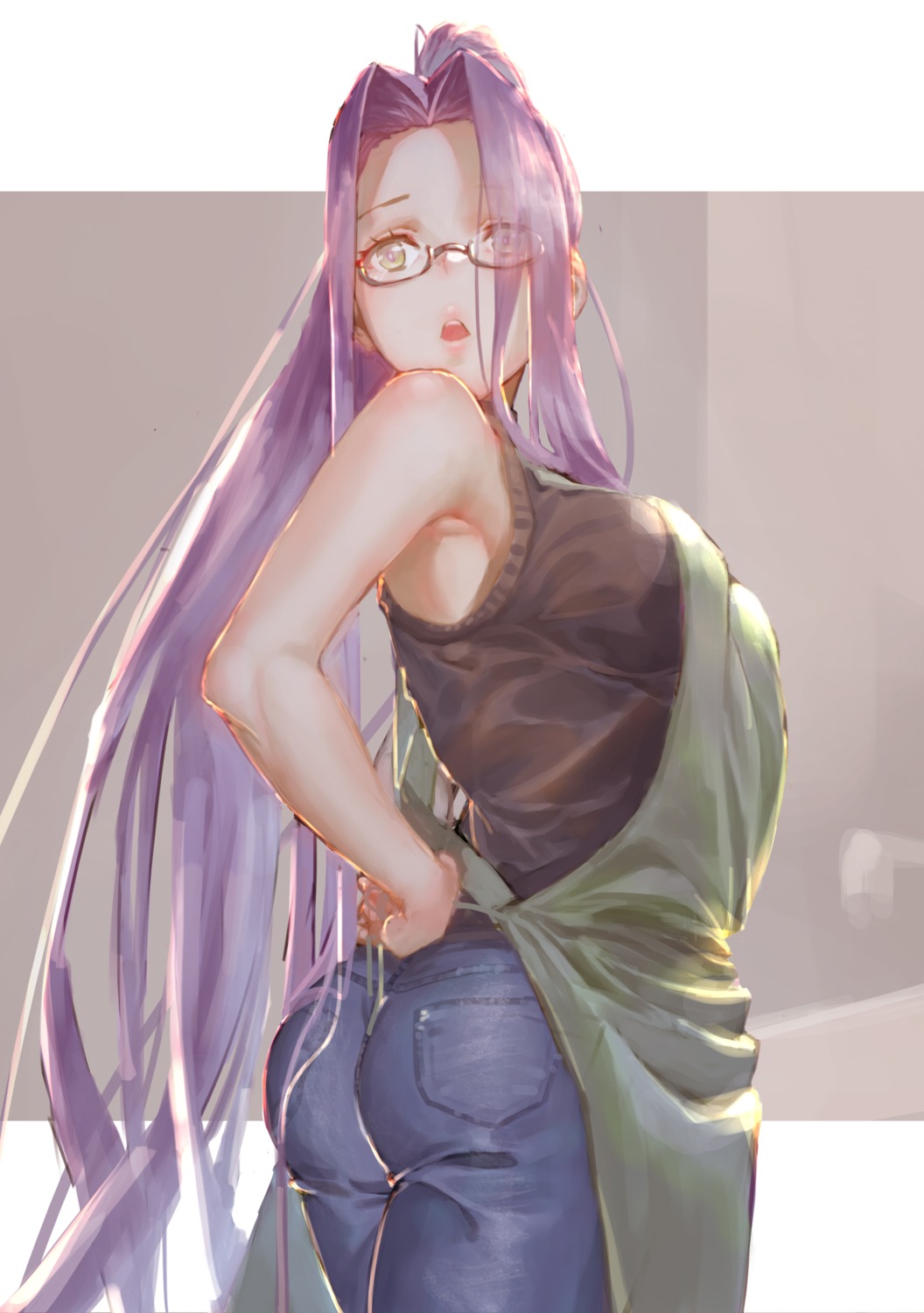 ass fate/grand_order fate/stay_night megane rider rolua