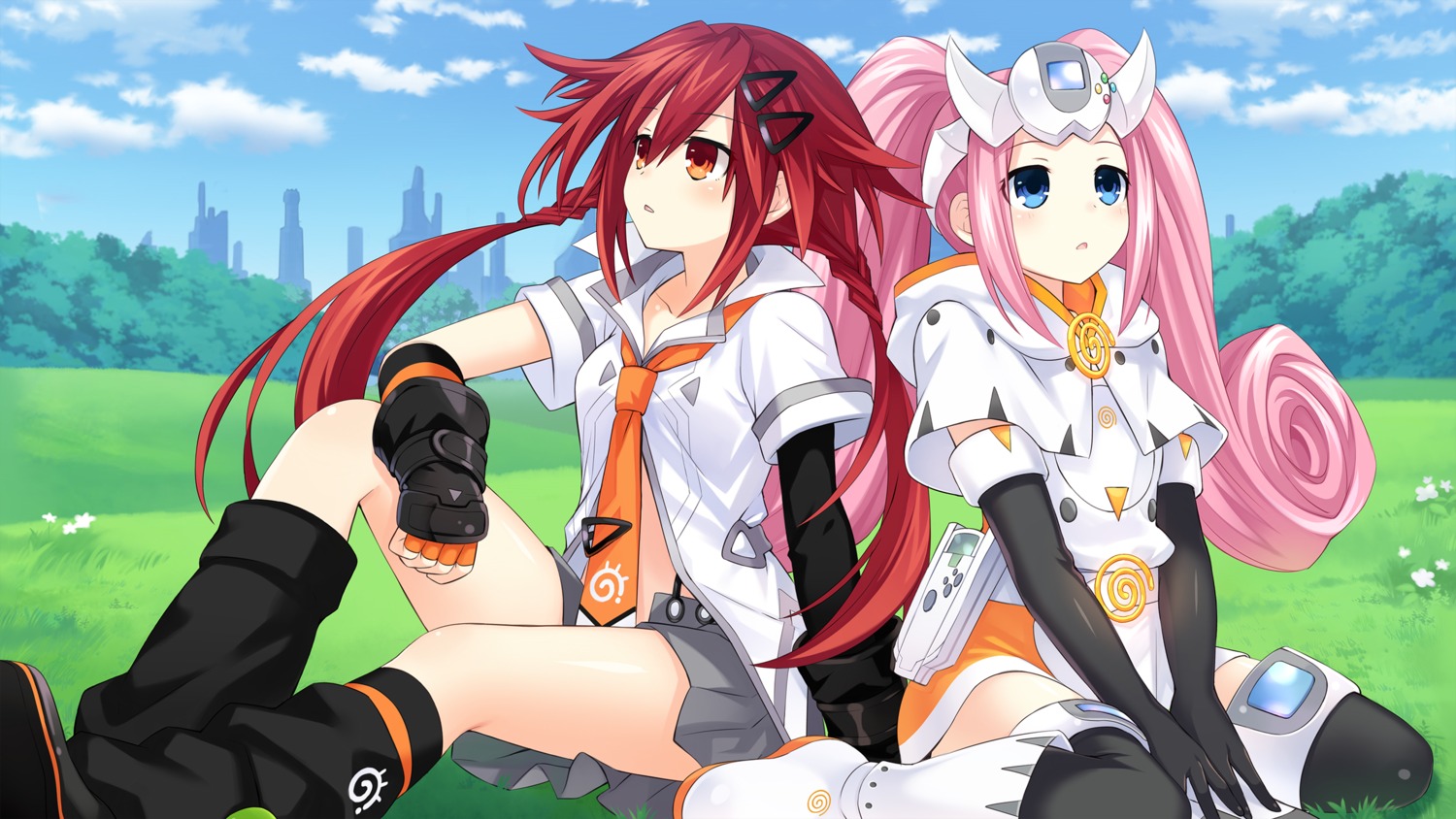 choujigen_game_neptune game_cg possible_duplicate sega_dreamcast_(sega_hard_girls) sega_hard_girls tennouboshi_uzume thighhighs tsunako