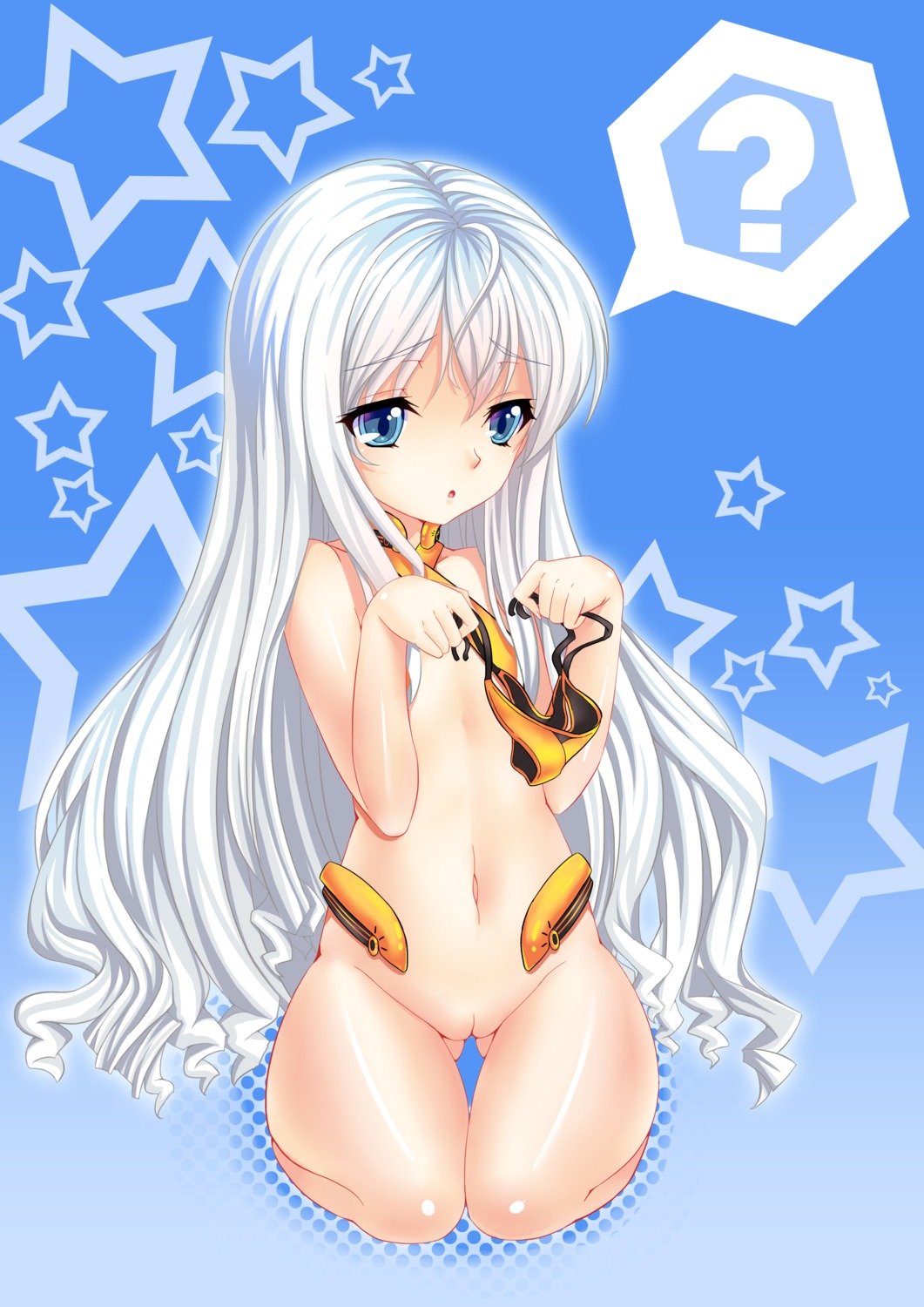 bottomless kyoukai_senjou_no_horizon loli mizutsuki_rei pussy swimsuits uncensored