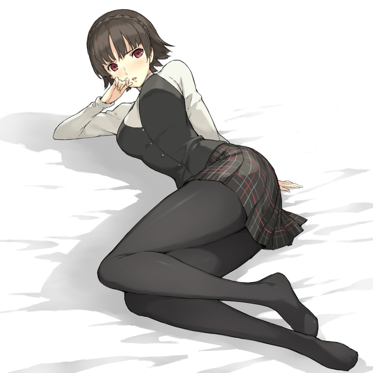 morisawa_haruyuki niijima_makoto pantyhose persona_5