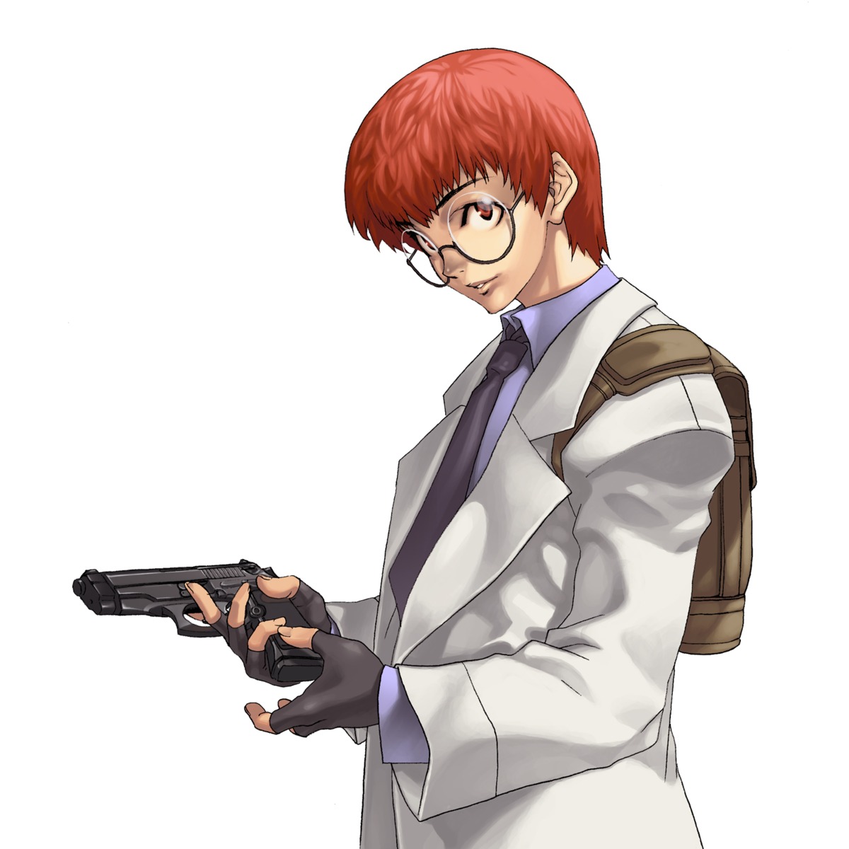 business_suit gun male megane nakamura_tatsunori spectral_force spectral_force_chronicle