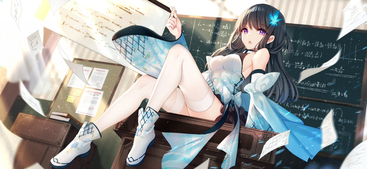 bison_cangshu heels japanese_clothes thighhighs witch_weapon