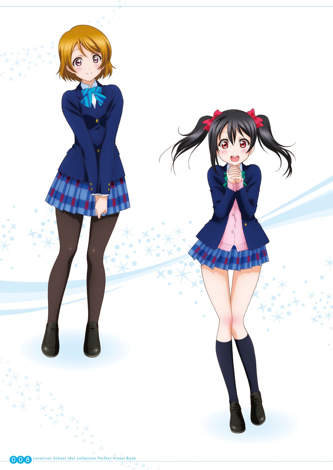 koizumi_hanayo love_live! pantyhose seifuku sweater tagme yazawa_nico