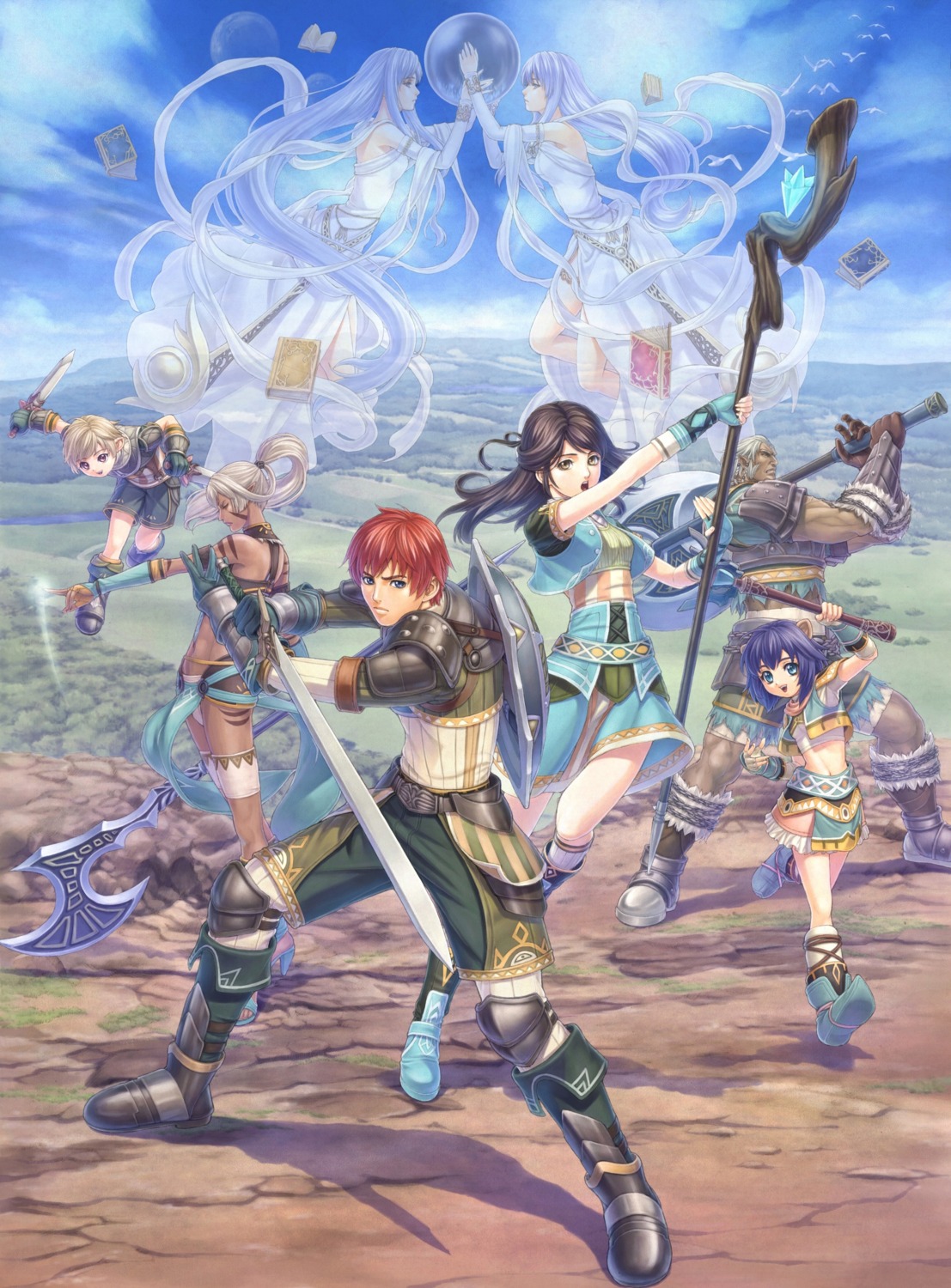 falcom feena reah sword taue_shunsuke ys ys_online