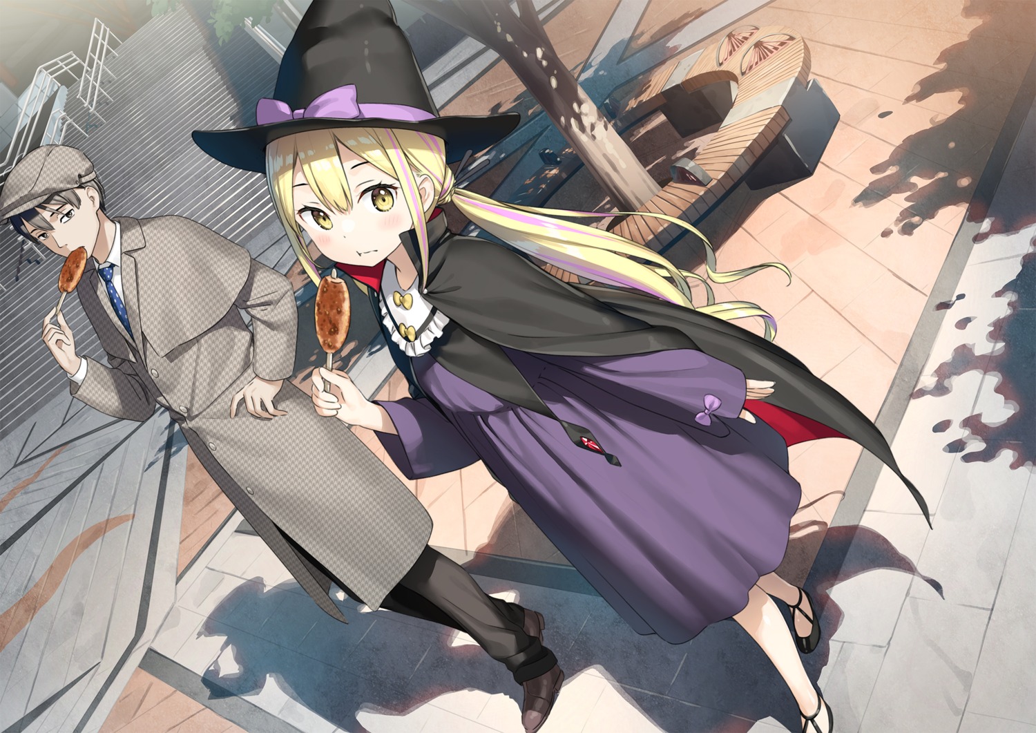 dress halloween henjin_no_salad_bowl kaburaya_sousuke kantoku sara_da_odin witch