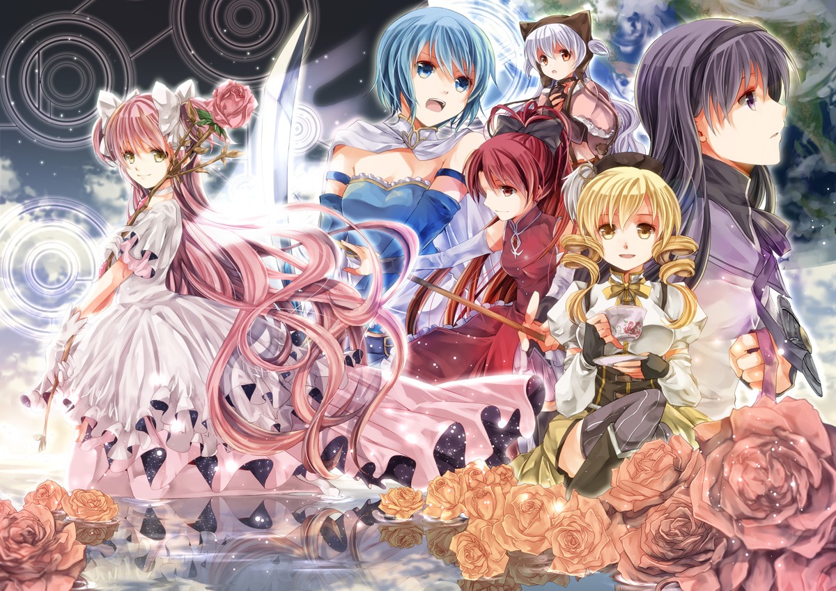 akemi_homura iroha_(shiki) miki_sayaka puella_magi_madoka_magica sakura_kyouko tomoe_mami ultimate_madoka