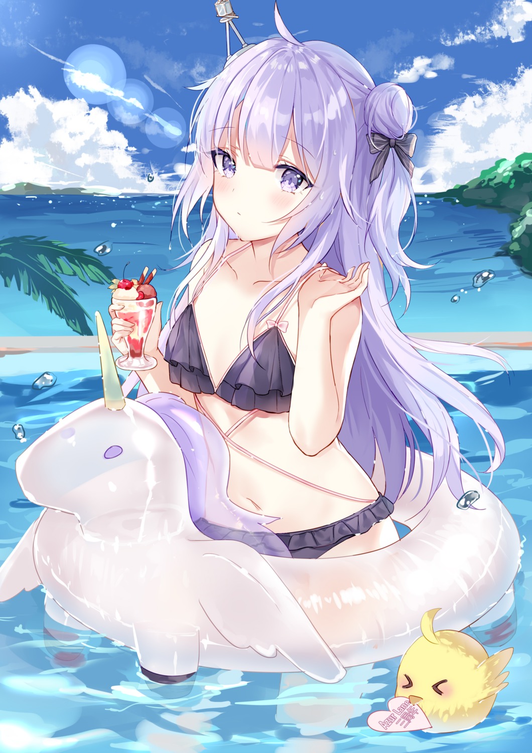 azur_lane bikini hum_(ten_ten) manjuu_(azur_lane) swimsuits unicorn_(azur_lane) wet