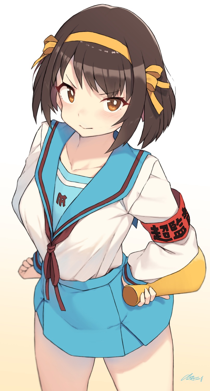 cloba seifuku suzumiya_haruhi suzumiya_haruhi_no_yuuutsu