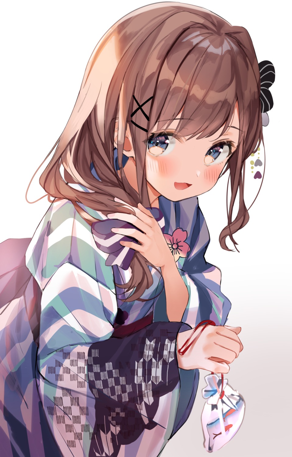 kanda_done nijisanji suzuhara_ruru yukata