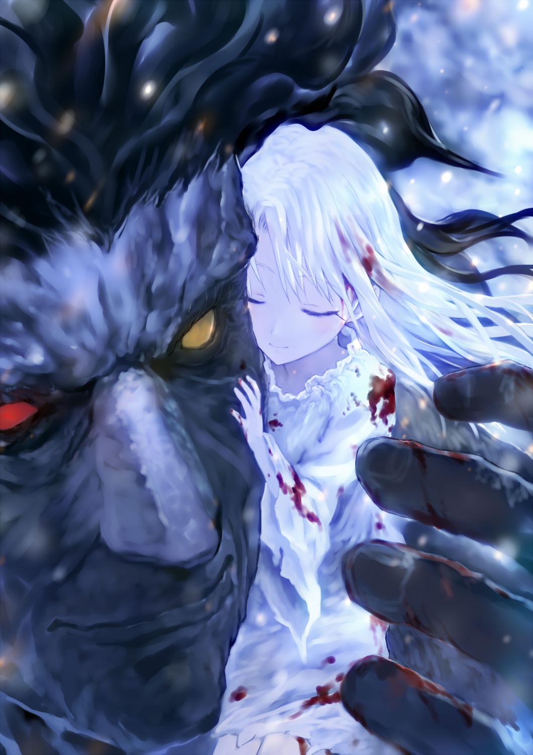 berserker blood bob dress fate/stay_night heterochromia illyasviel_von_einzbern