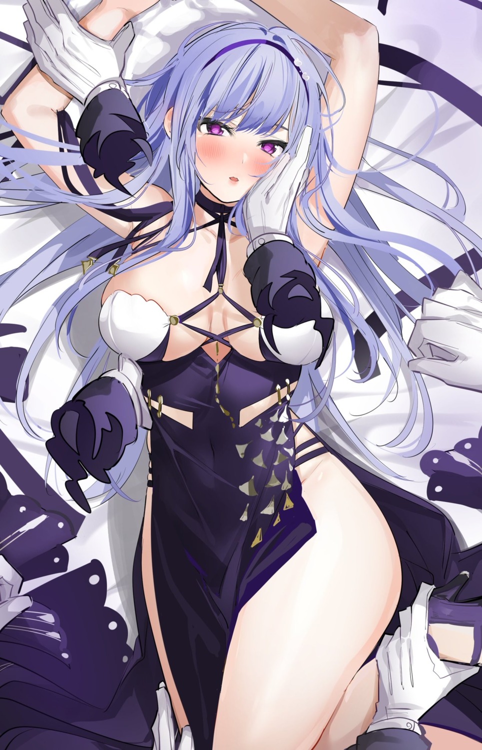 azur_lane chinadress dido_(azur_lane) no_bra xretakex