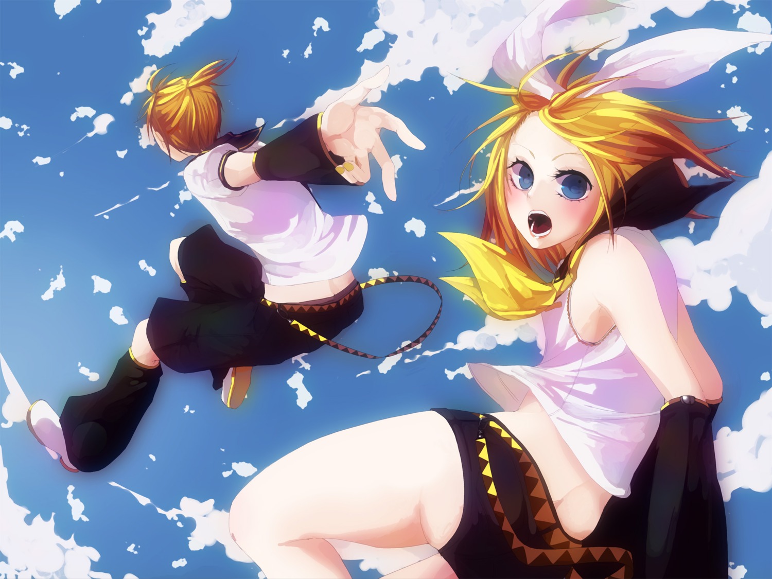 kagamine_len kagamine_rin memai vocaloid