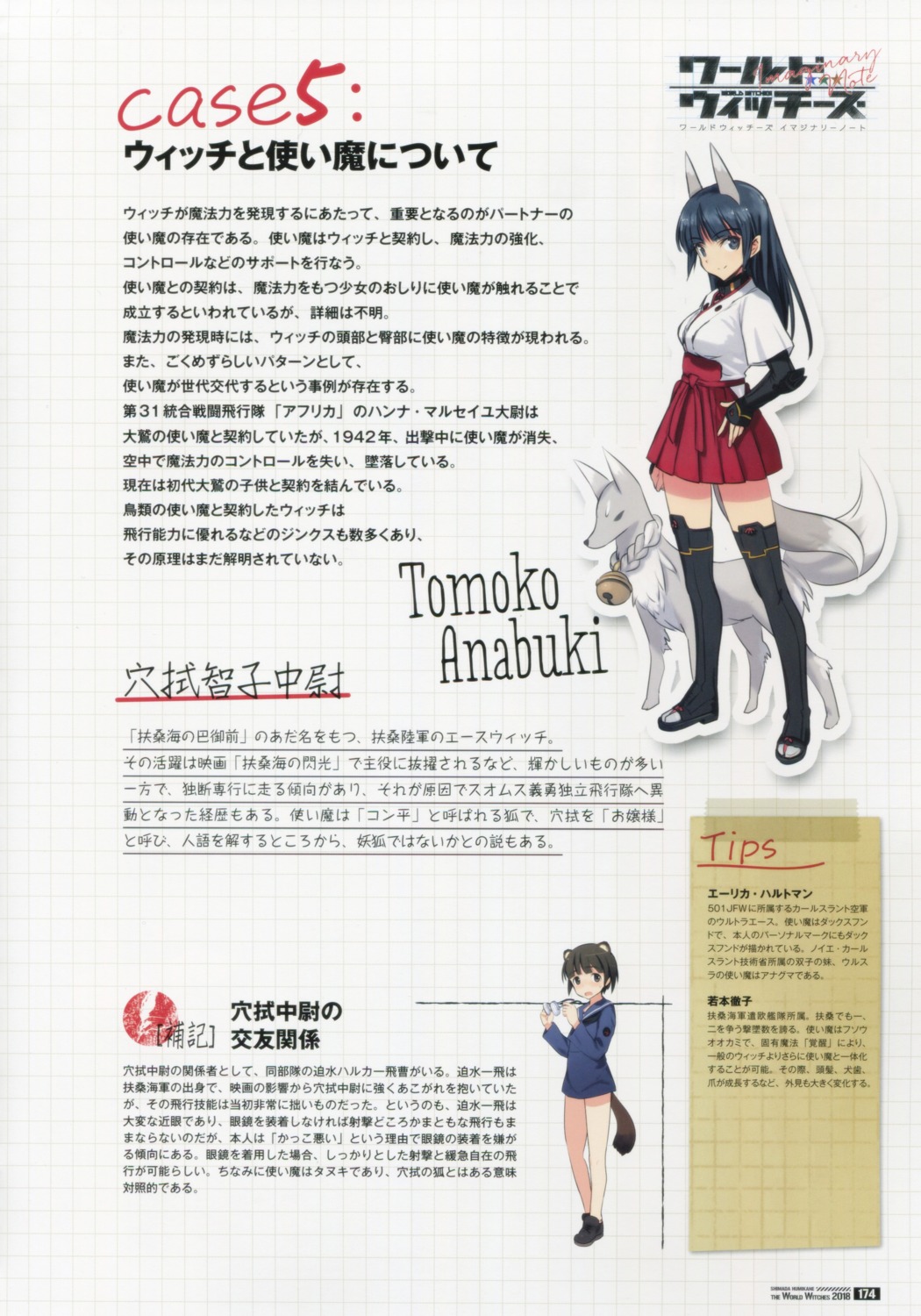Shimada Humikane Strike Witches Anabuki Tomoko Sakomizu Haruka Animal Ears Miko Tail Thighhighs Yande Re