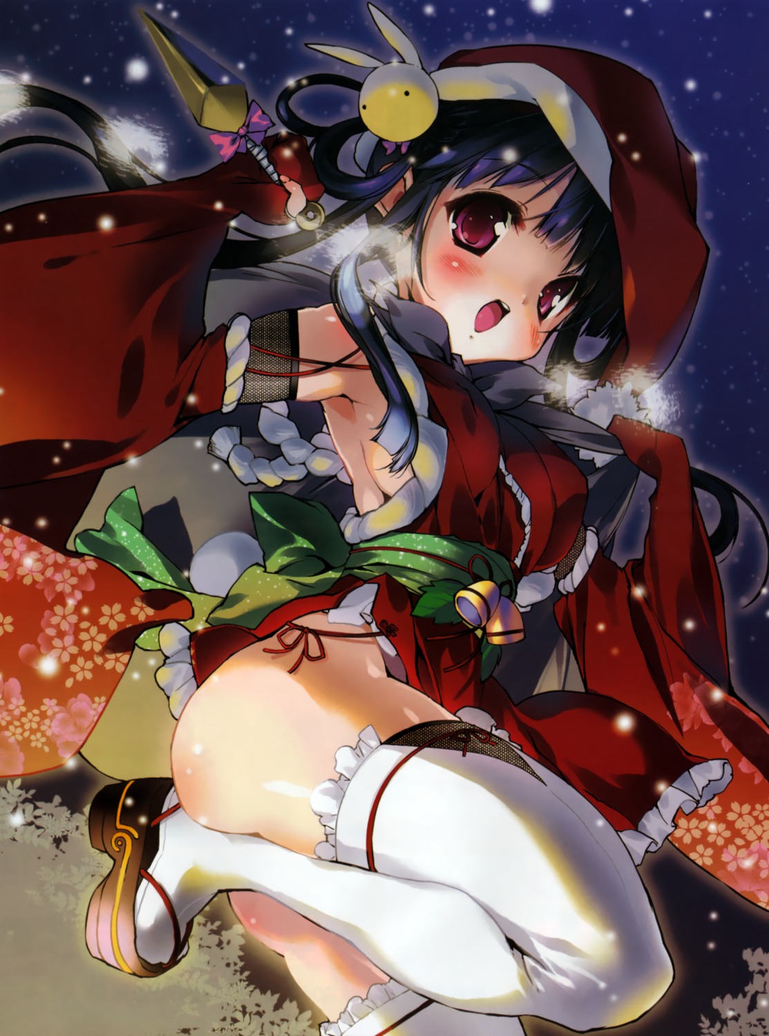 christmas nopan thighhighs urotan