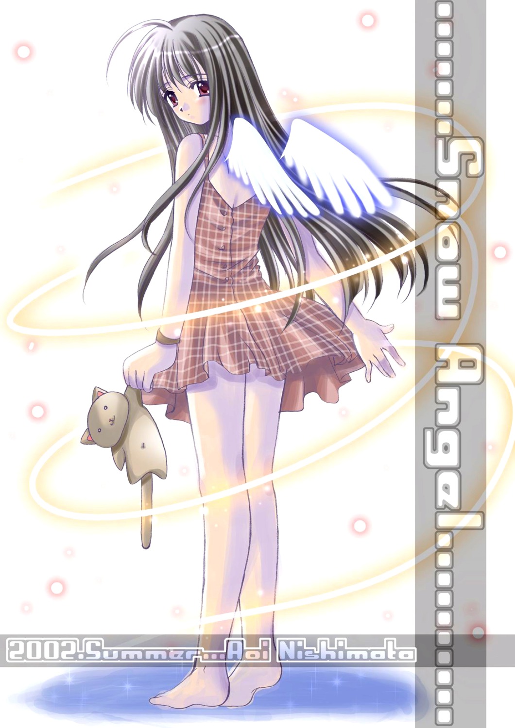 dress neko nishimata_aoi wings