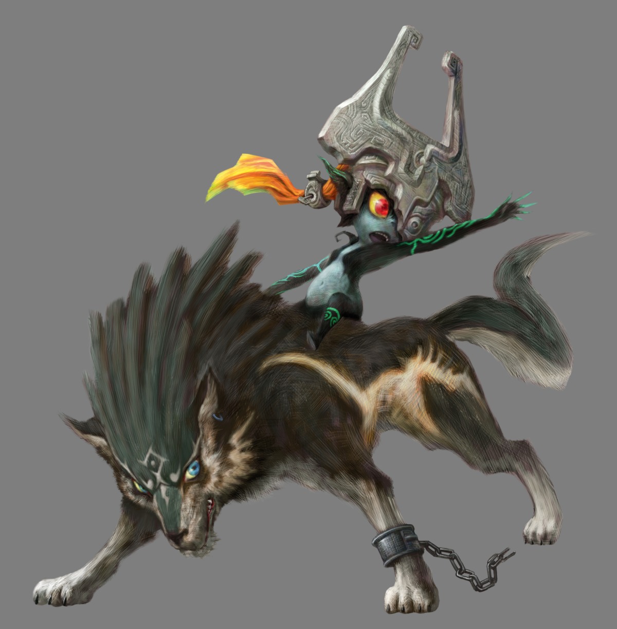 cg link midna nintendo pointy_ears the_legend_of_zelda the_legend_of_zelda:_twilight_princess transparent_png